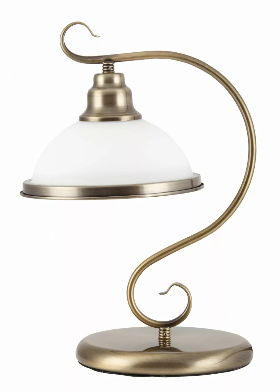 Tischlampe Glas antik bronze E27 Elisett günstig online kaufen