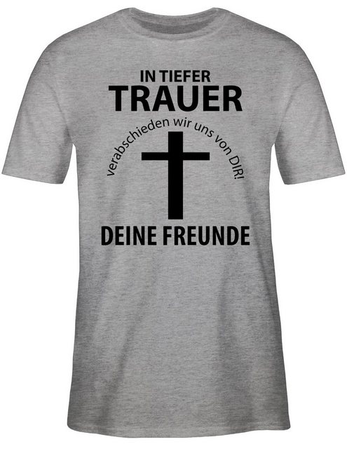 Shirtracer T-Shirt In tiefer Trauer JGA Männer günstig online kaufen