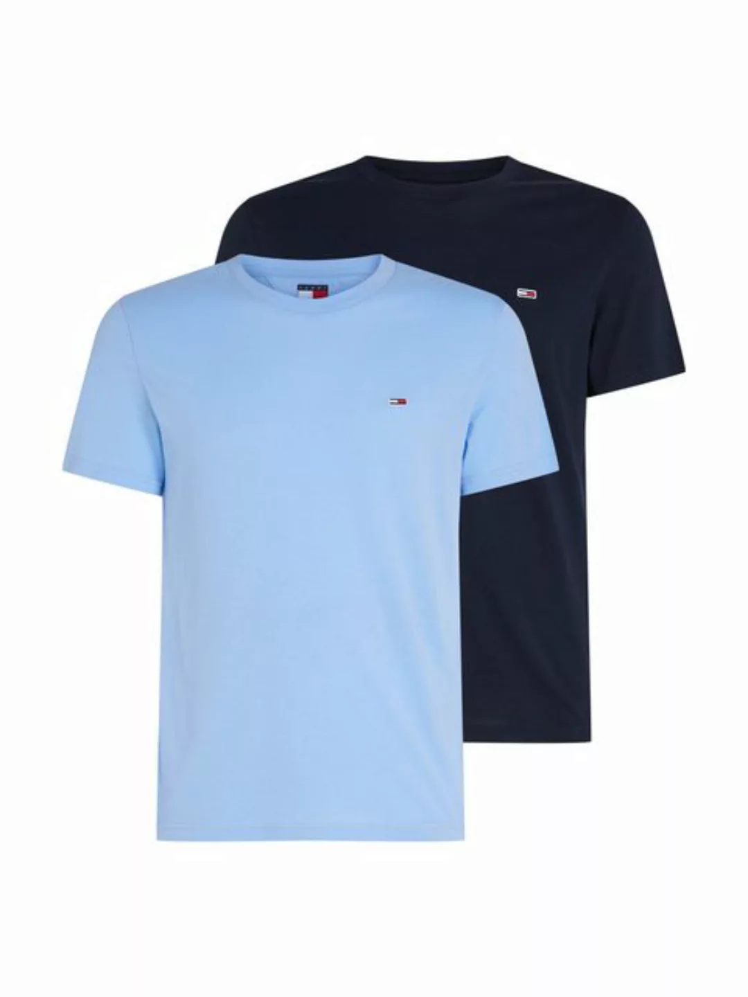 Tommy Jeans Rundhalsshirt TJM XSLIM 2PACK JERSEY TEE EXT (Packung, 2er-Pack günstig online kaufen