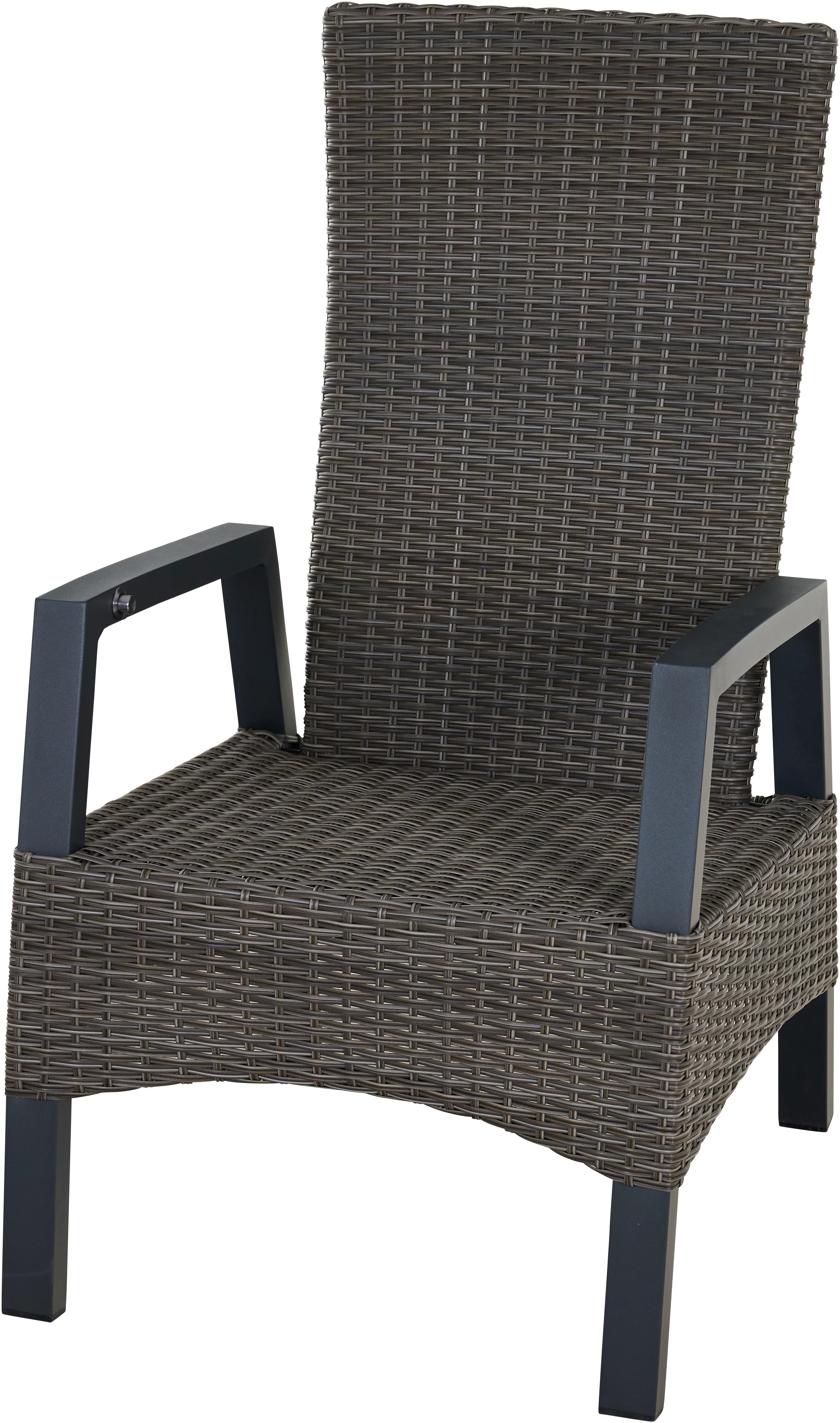 Siena Garden Gartensessel »»Taranto Move« charcoal-grey inkl. Kissen«, Rück günstig online kaufen