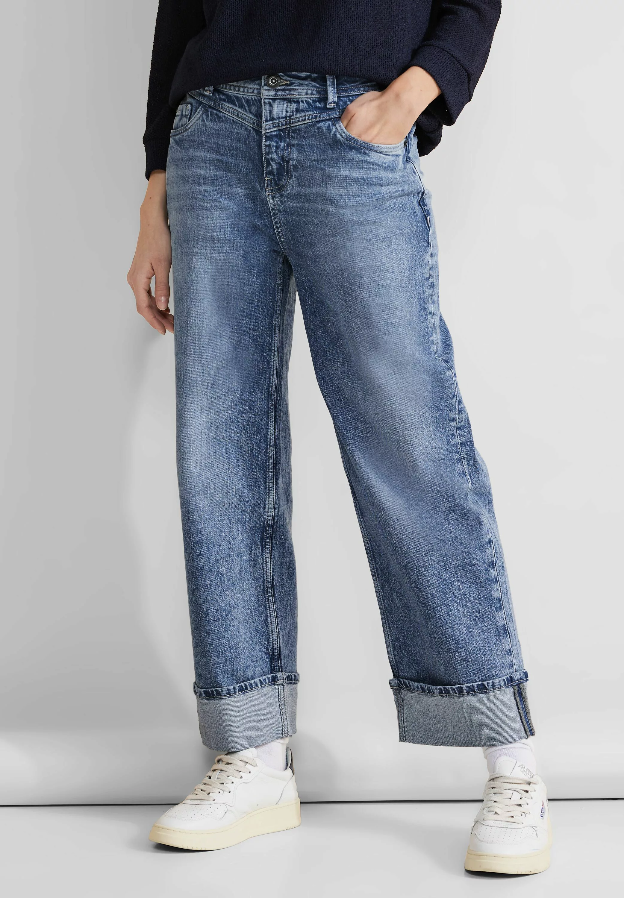 STREET ONE Comfort-fit-Jeans High Waist günstig online kaufen