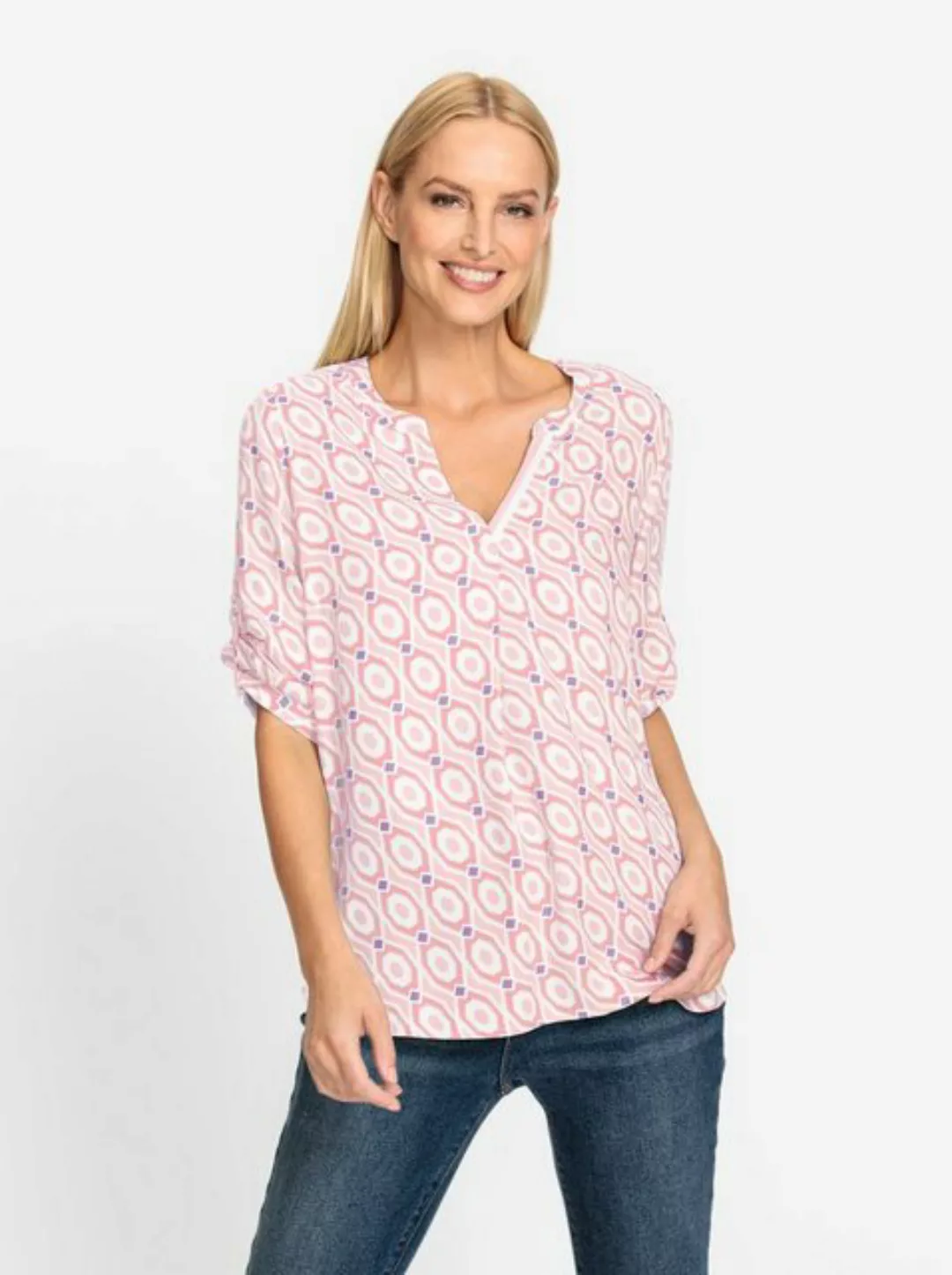 heine Klassische Bluse Druckbluse günstig online kaufen