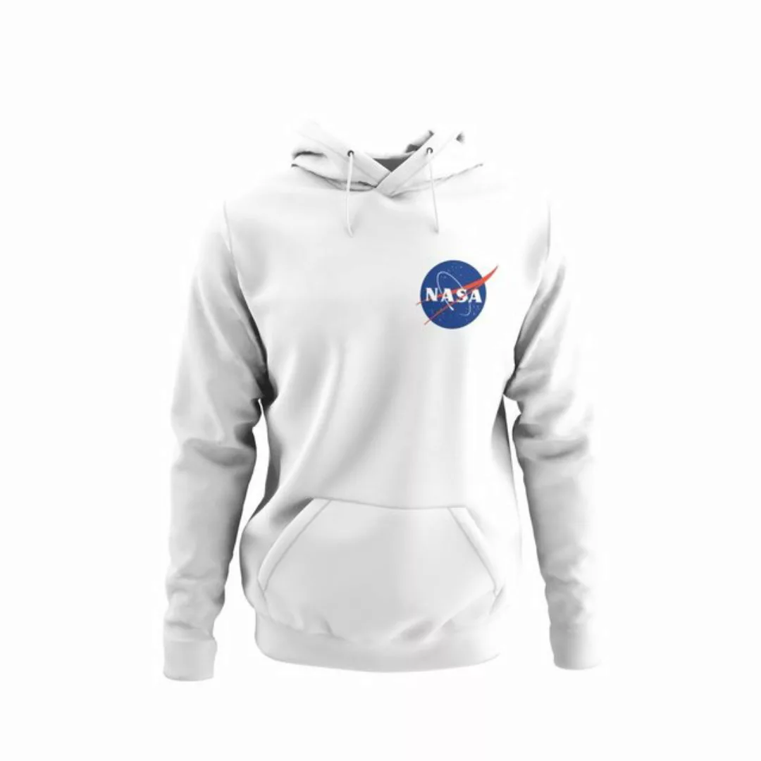 Novux Hoodie NASA signature logo Herren Hoodie Farbe Weiß günstig online kaufen