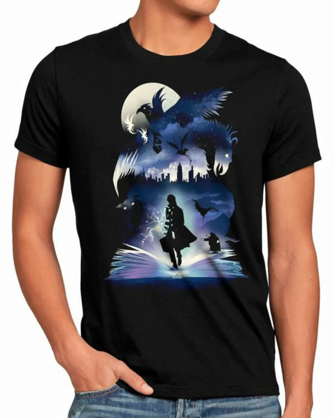 style3 T-Shirt Fantastic Potter Harry hogwarts ravenclaw hufflepuff slyther günstig online kaufen