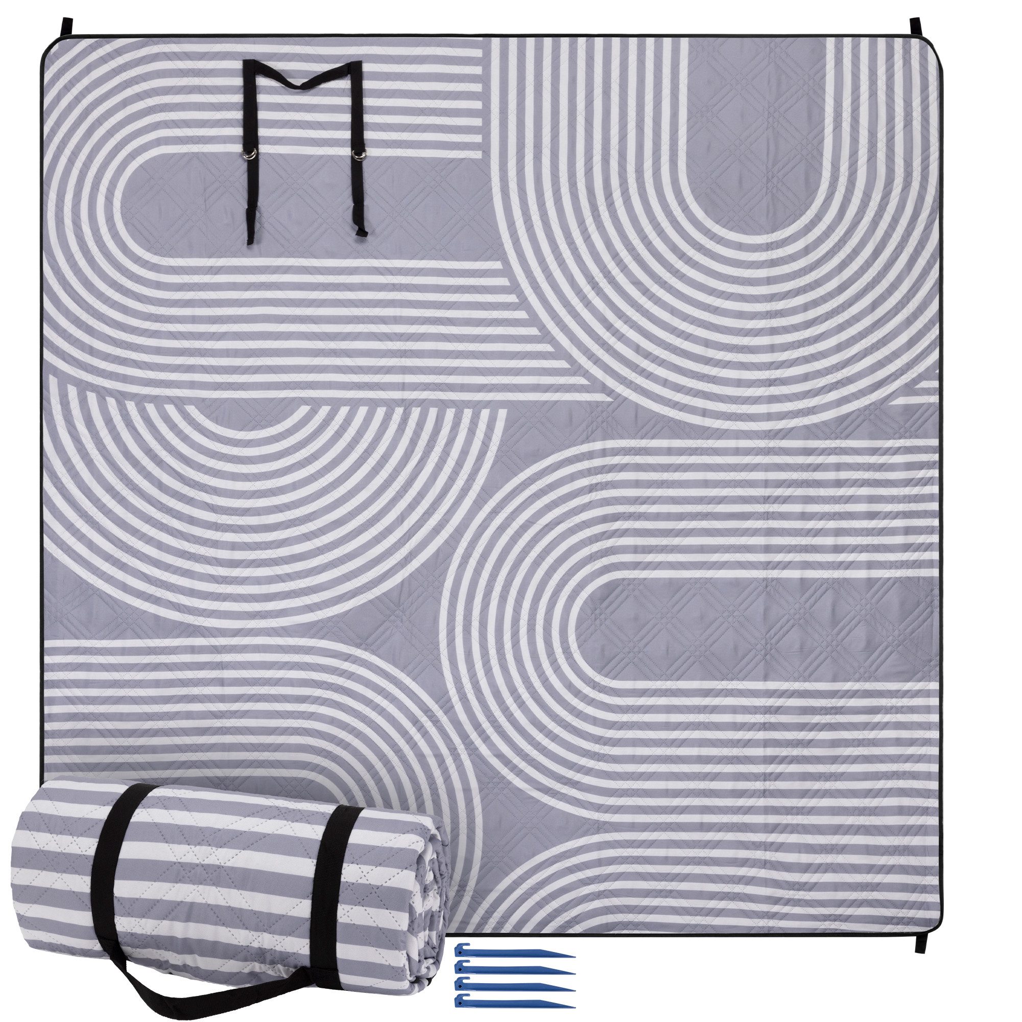 JEMIDI Outdoorteppich Picknickdecke 200x200 - Picknickdecke günstig online kaufen