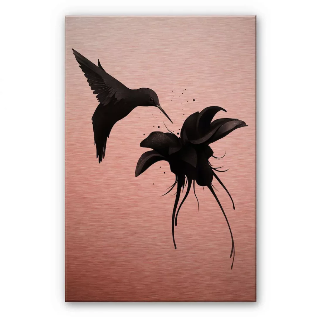 Wall-Art Metallbild »Kolibri Deko Vogel Metallschild«, (1 St.) günstig online kaufen