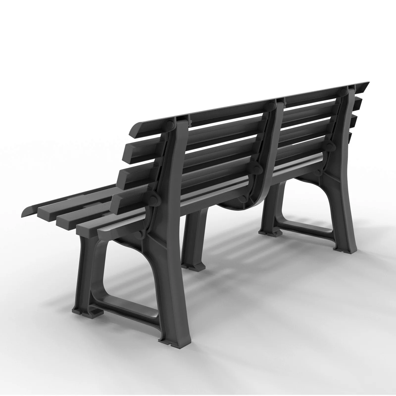 Gartenbank Orchidea Anthrazit 145x49x74cm günstig online kaufen