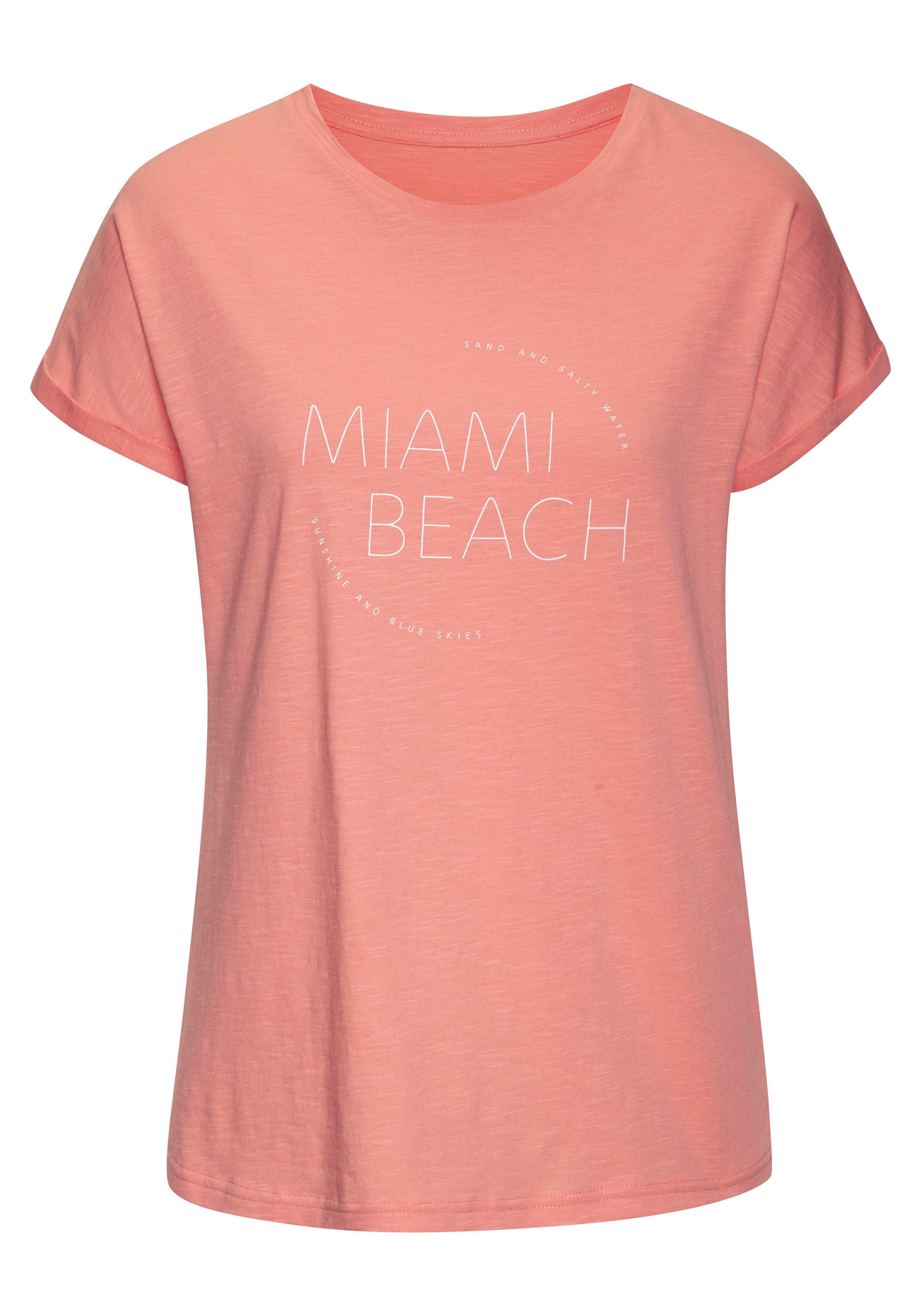 Vivance T-Shirt "mit modischem Frontprint", aus weicher Baumwoll-Qualität günstig online kaufen
