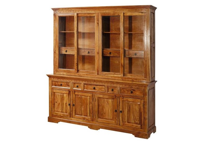 Massivmoebel24 Buffet (Buffet Akazie 204x50x220 honig lackiert OXFORD #0340 günstig online kaufen