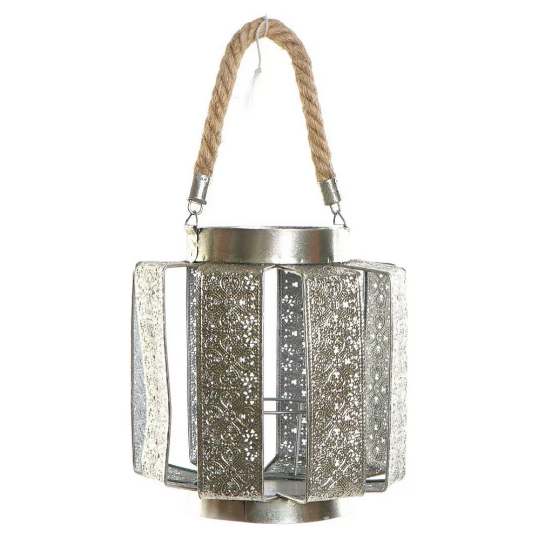 Kerzenleuchter Dkd Home Decor Silberfarben Metall Schnur (21 X 21 X 22 Cm) günstig online kaufen