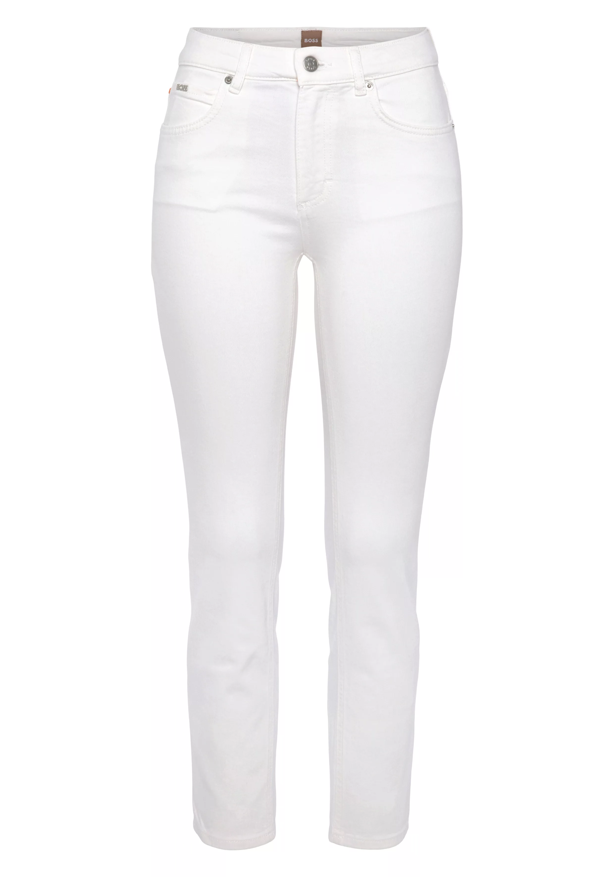 BOSS ORANGE Skinny-fit-Jeans "JACKIE MR C BC 1.0", mit Leder-Badge günstig online kaufen