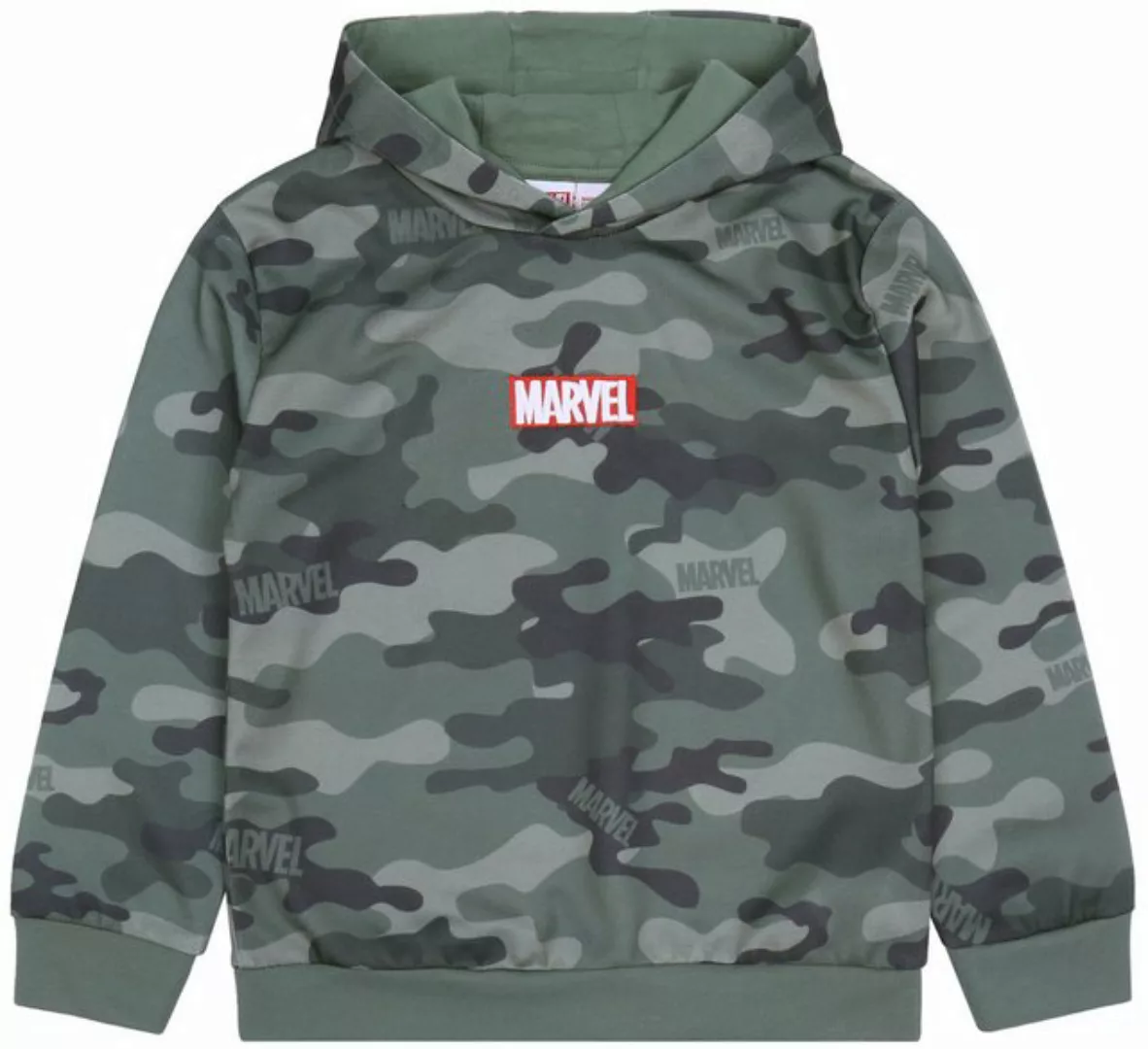 Sarcia.eu Kapuzensweatshirt Grüner Militär-Pullover mit Kapuze MARVEL 13-14 günstig online kaufen