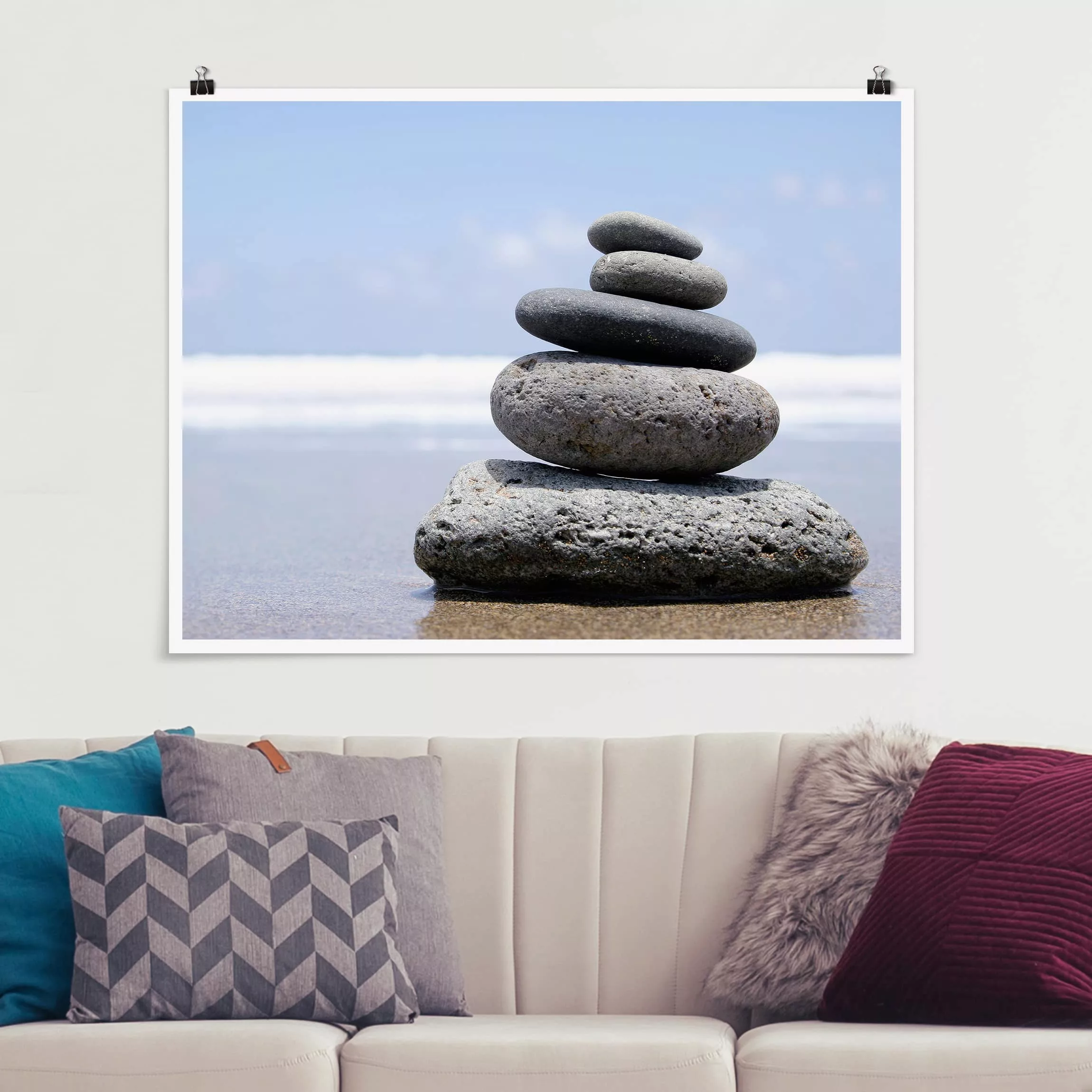 Poster - Querformat Sand Stones günstig online kaufen