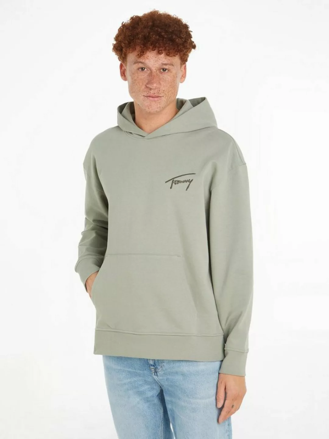 Tommy Jeans Kapuzensweatshirt TJM RLX SIGNATURE HOODIE EXT mit aufgestickte günstig online kaufen