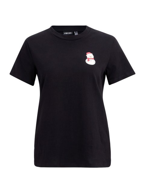 pieces T-Shirt PCNANNIS SS XMAS (1-tlg) Plain/ohne Details günstig online kaufen