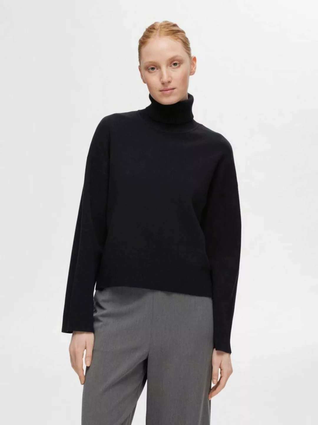 SELECTED FEMME Rollkragenpullover KAMMA (1-tlg) Plain/ohne Details günstig online kaufen