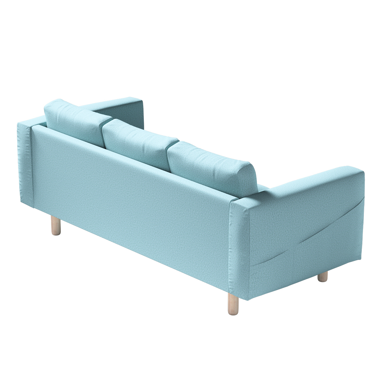 Bezug für Norsborg 3-Sitzer Sofa, blau, Norsborg 3-Sitzer Sofabezug, Madrid günstig online kaufen