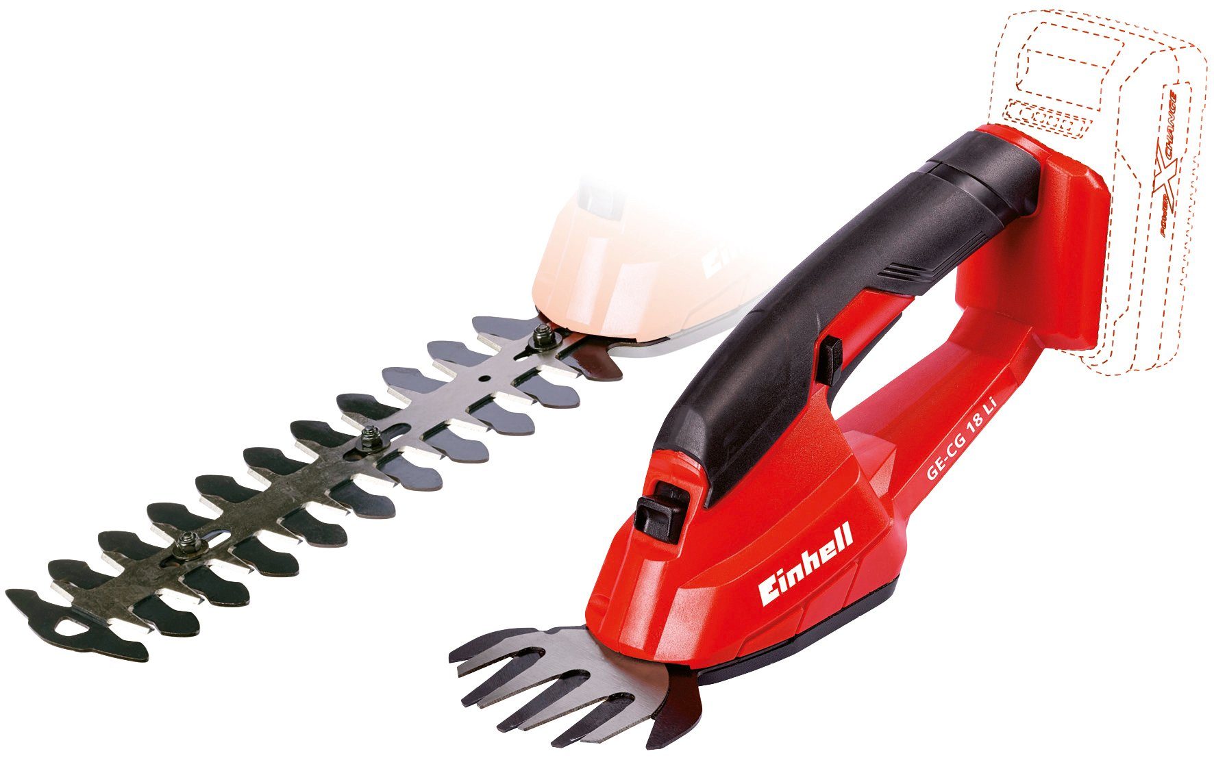 Einhell Akku-Gras- und Strauchscherenset "GC-CG 18 Li-Solo", 10/20 cm Arbei günstig online kaufen