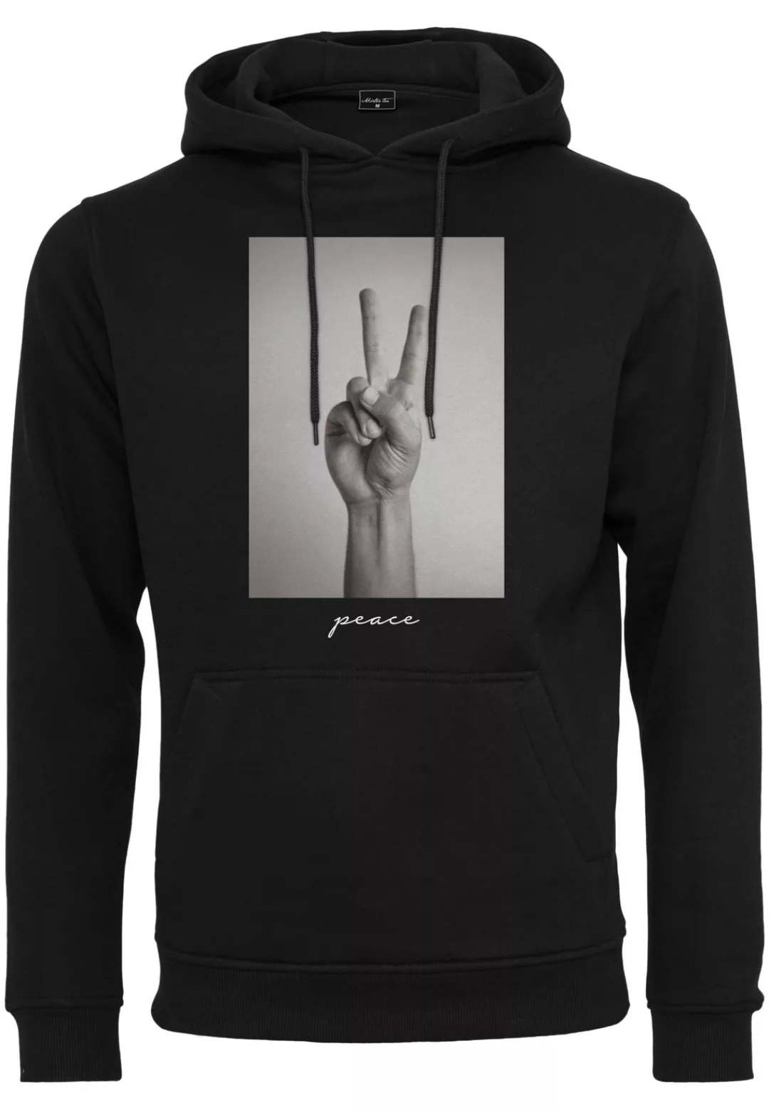 MisterTee Kapuzensweatshirt "MisterTee Herren Peace Sign Hoody" günstig online kaufen