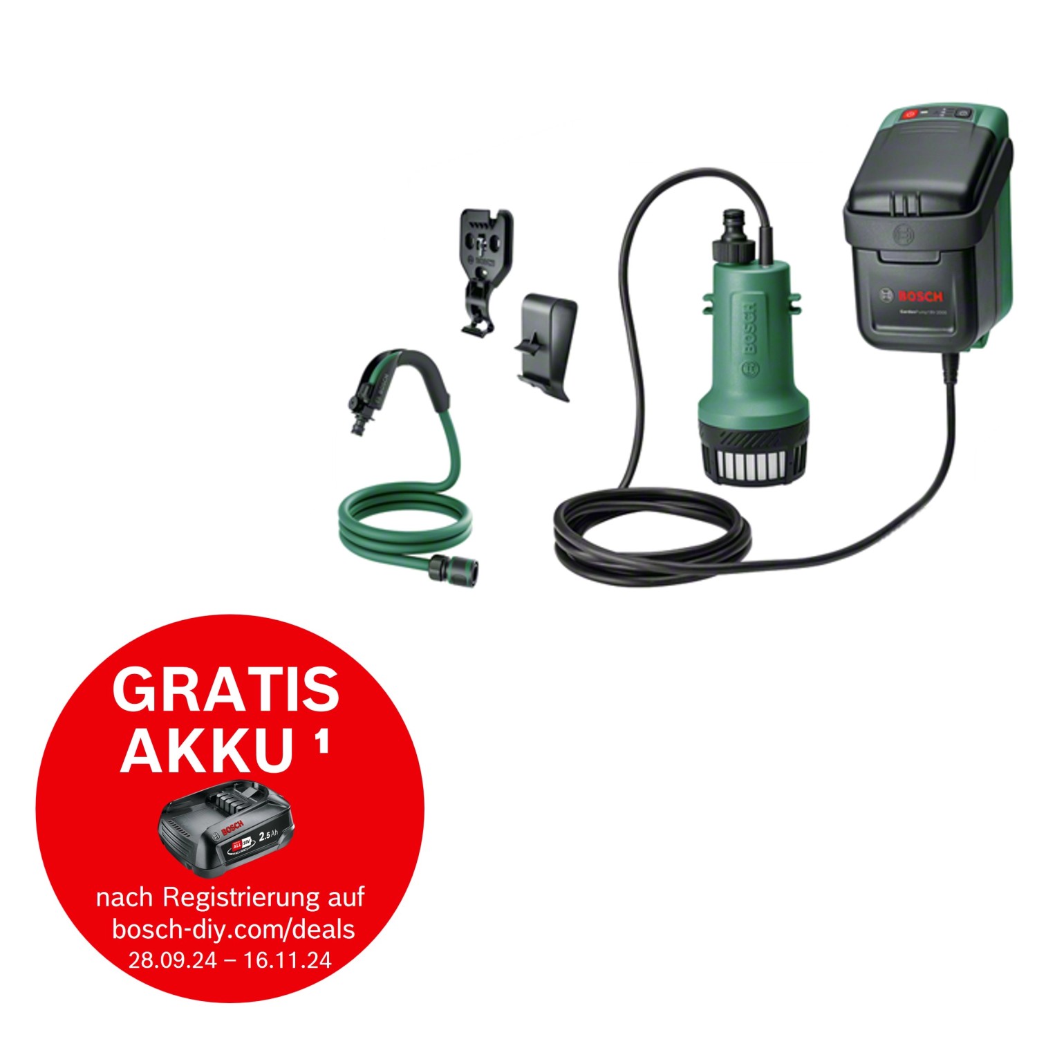 Bosch Home & Garden Akku-Gartenpumpe "GardenPump 18V-2000", ohne Akku günstig online kaufen