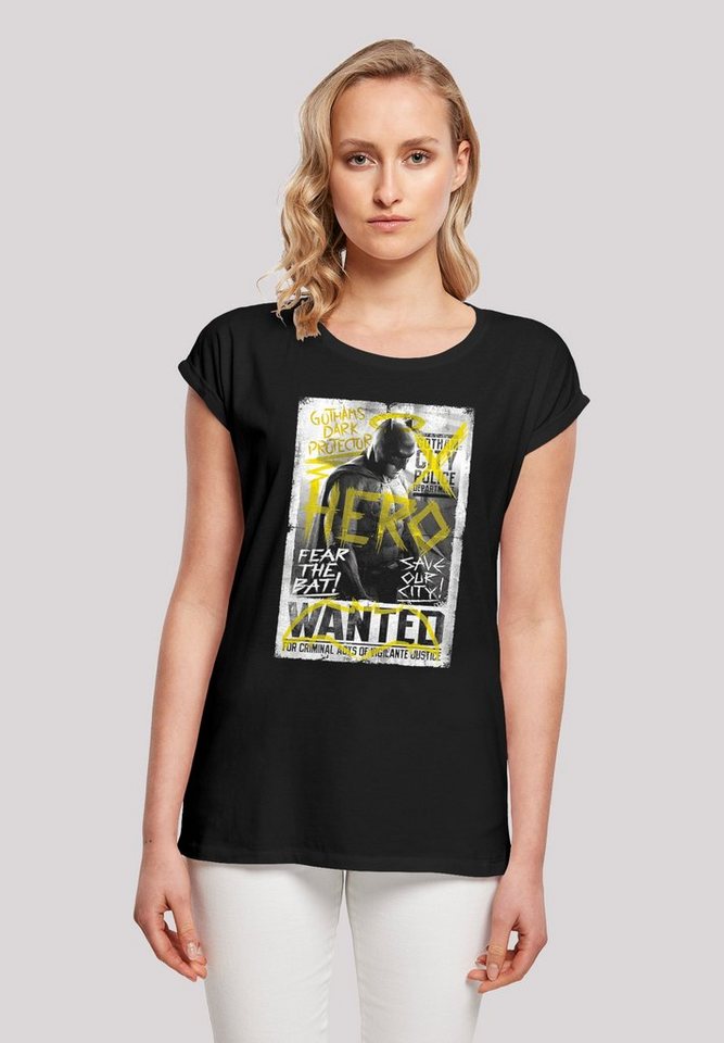 F4NT4STIC T-Shirt DC Comics Batman vs Superman Wanted Poster Print günstig online kaufen