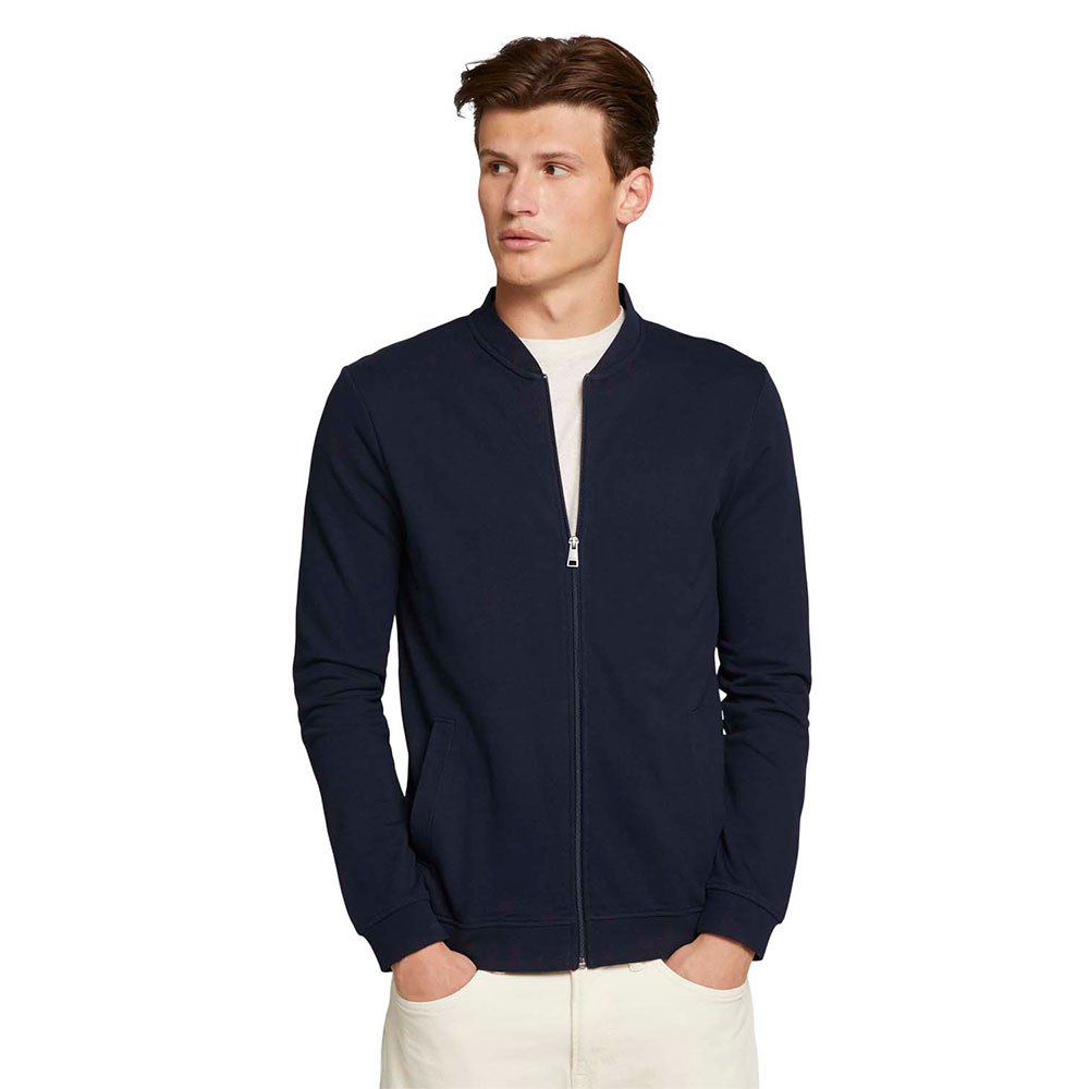 Tom Tailor Bomber Sweatshirt Mit Reißverschluss M Sky Captain Blue günstig online kaufen