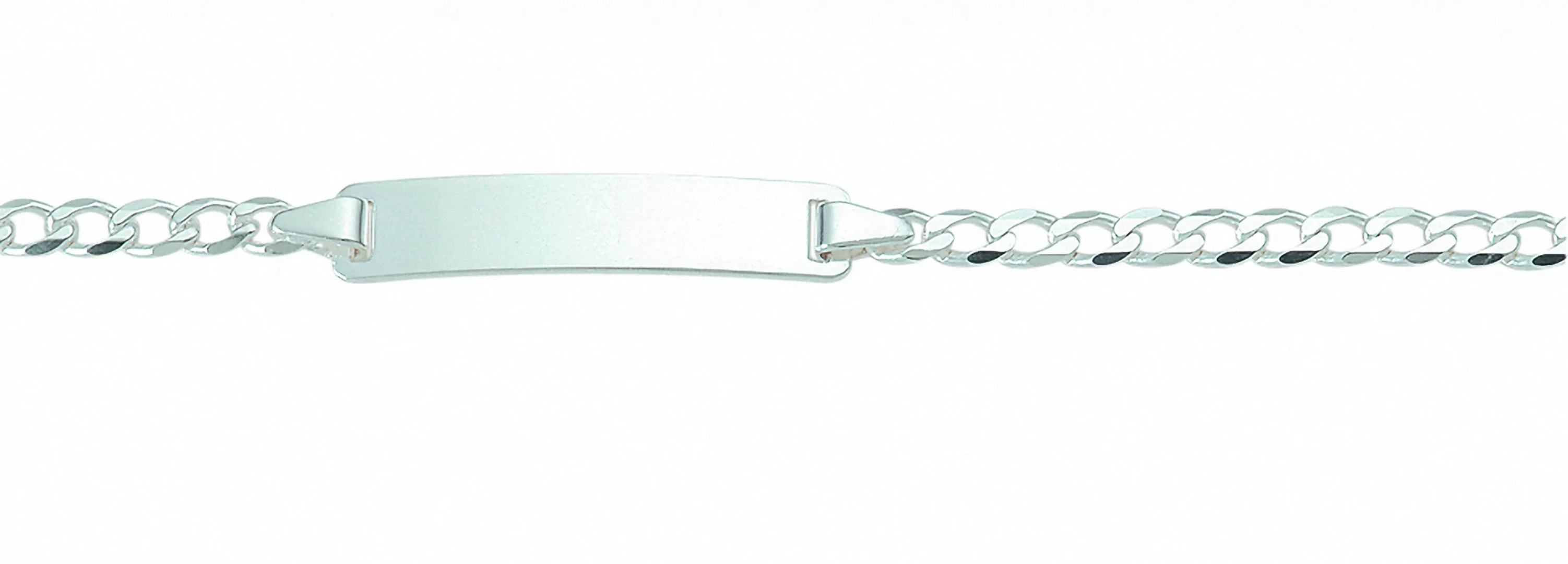 Adelia´s Silberarmband "925 Silber Flach Panzer Armband 18 cm Ø 3 mm", Silb günstig online kaufen