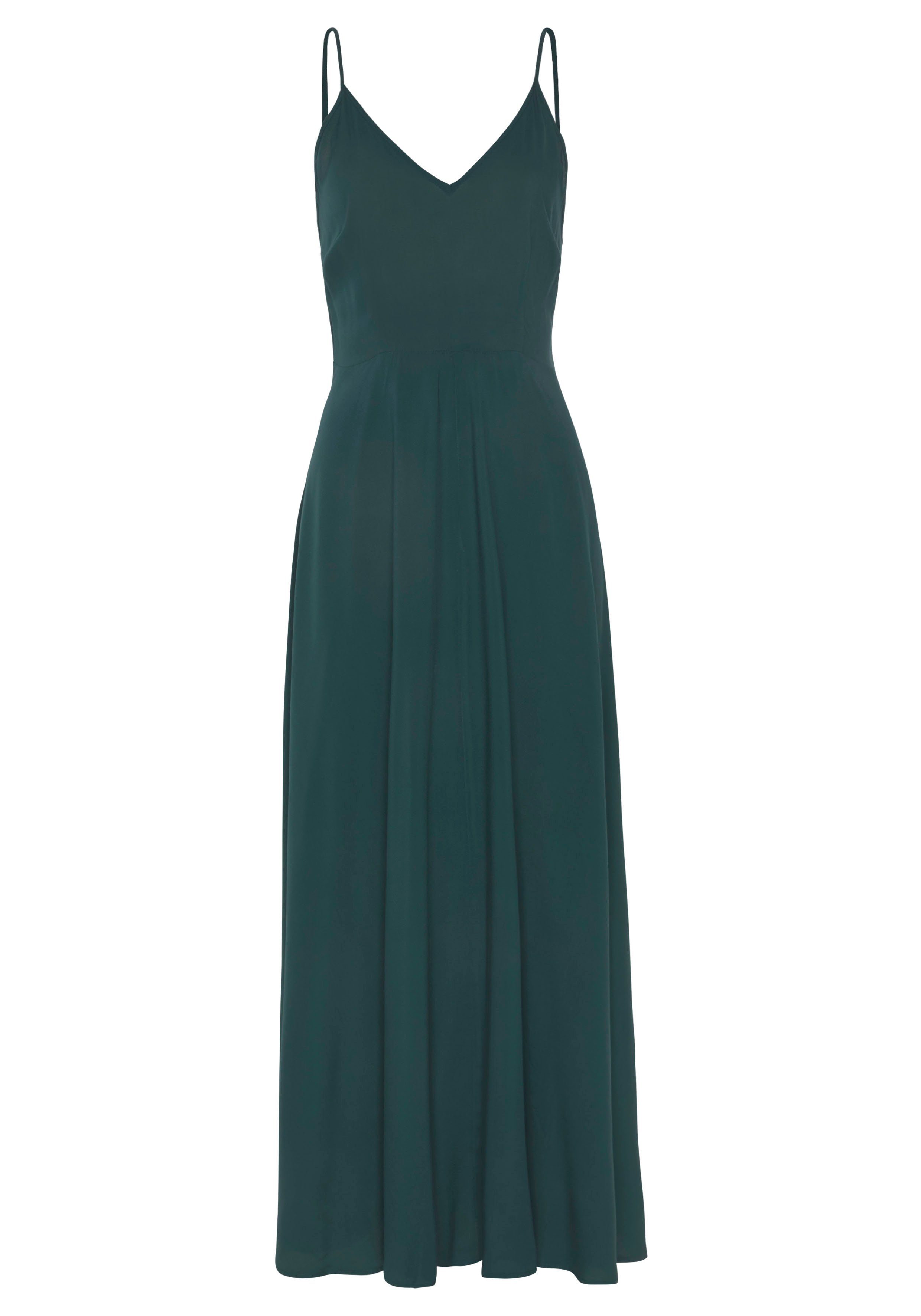 LASCANA Maxikleid aus gewebter Viskose, Cut-Out günstig online kaufen