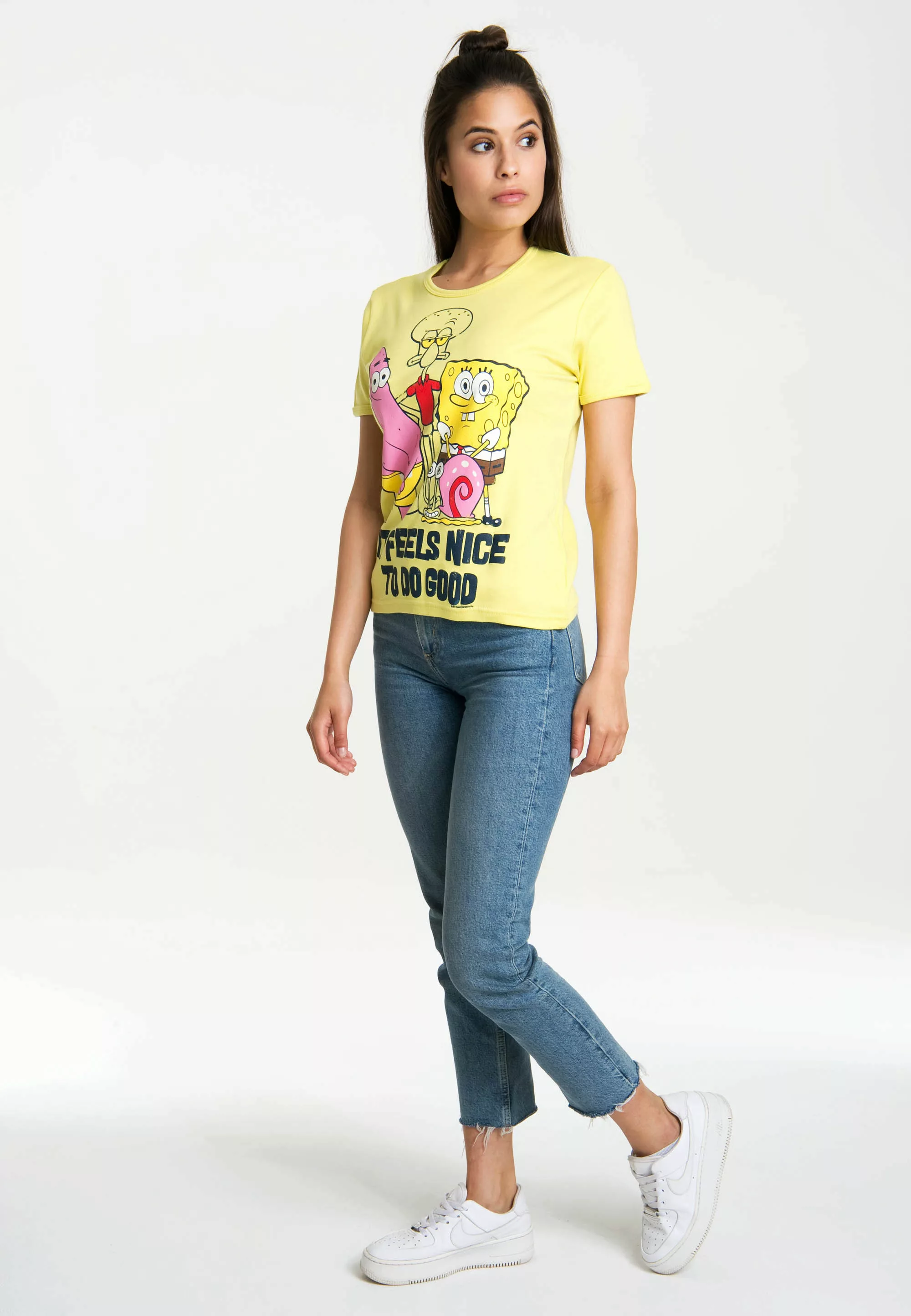 LOGOSHIRT T-Shirt "Spongebob - It Feels Nice", mit lizenziertem Originaldes günstig online kaufen