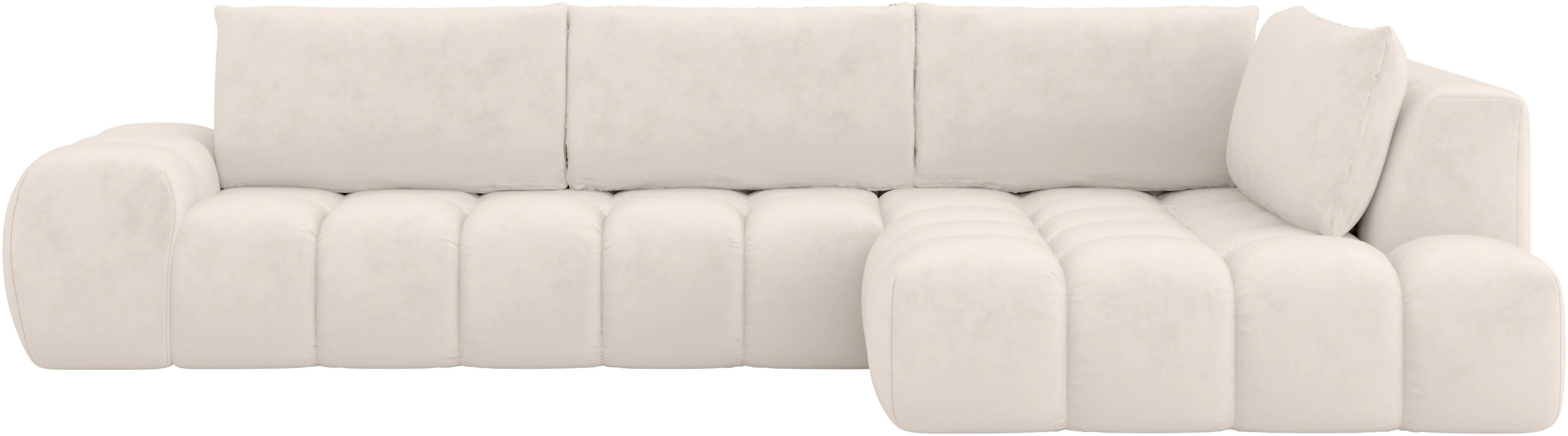 INOSIGN Ecksofa »AZITA Designsofa, elegant und bequem L-Form, Bubble-Optik« günstig online kaufen