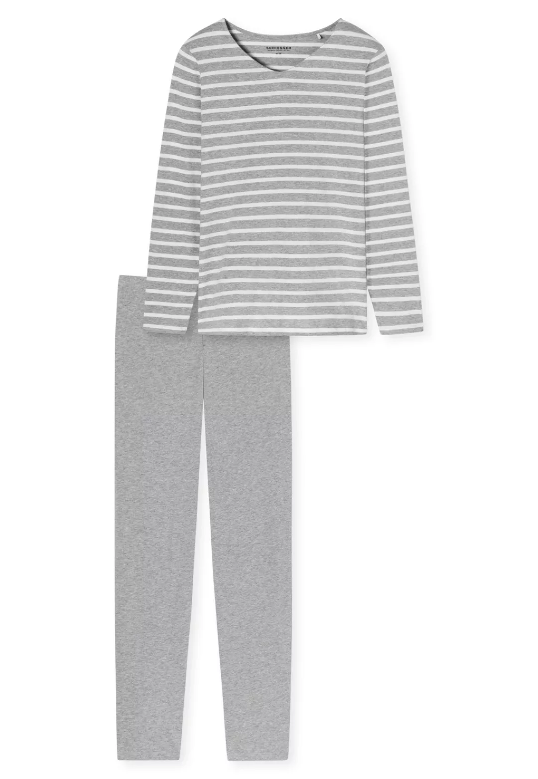 Schiesser Pyjama ""Casual Essentials"", (2 tlg.), mit lässigem Design günstig online kaufen