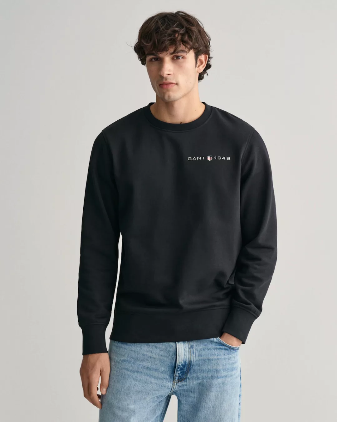 Gant Sweatshirt "PRINTED GRAPHIC C-NECK SWEAT" günstig online kaufen