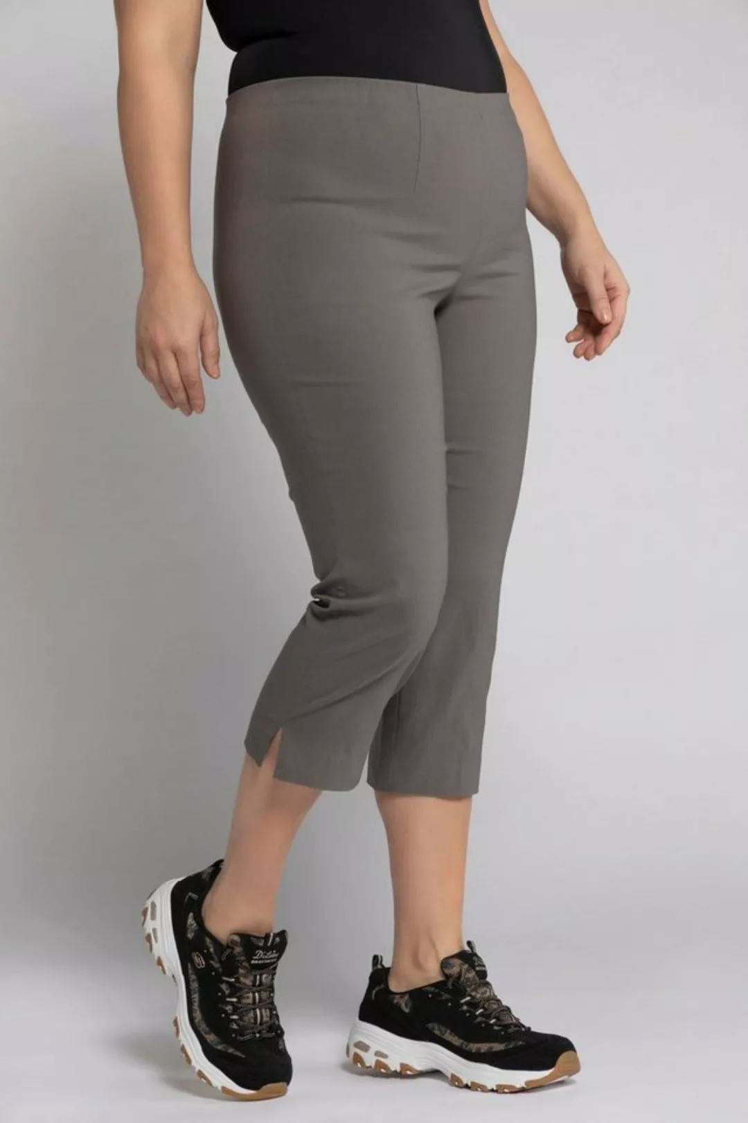 Ulla Popken Funktionshose Bengalinhose wadenlang Elastikbund Stretch günstig online kaufen