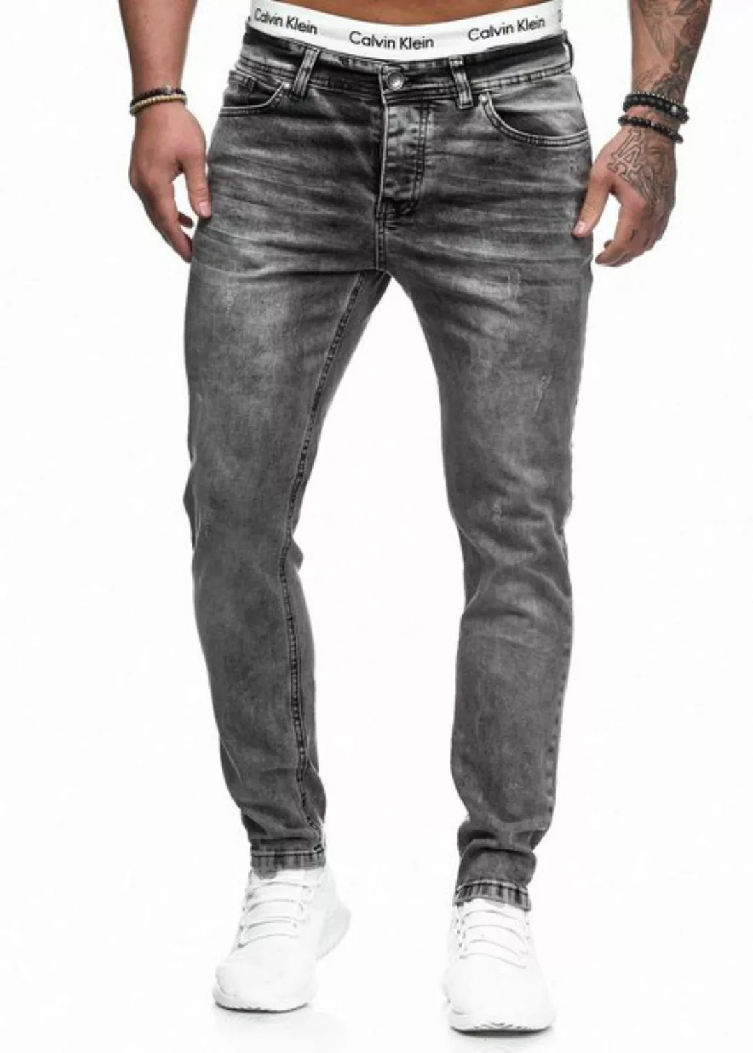 Code47 Slim-fit-Jeans Herren Designer Chino Jeans Hose Basic Stretch Jeansh günstig online kaufen