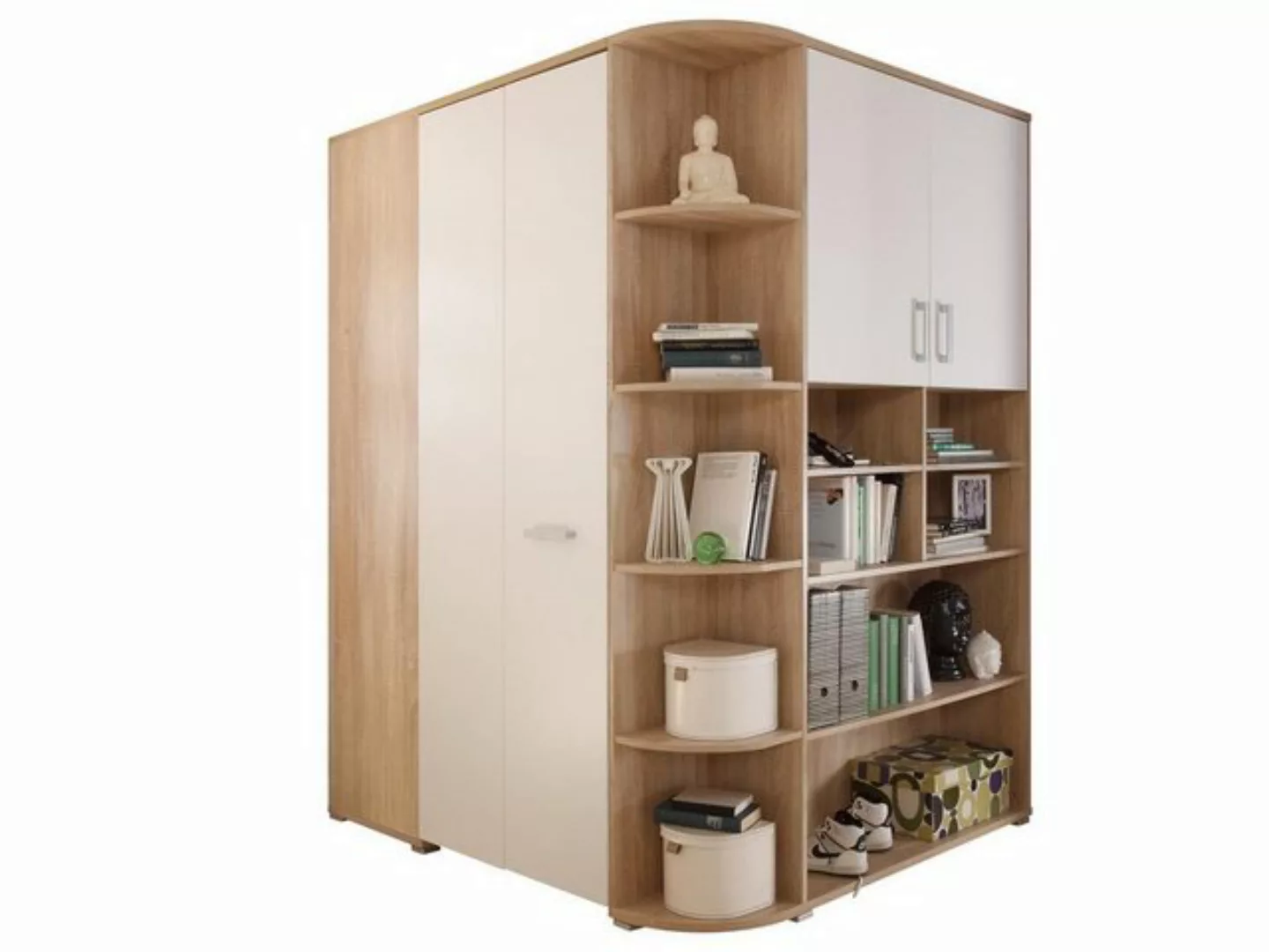 PREISBRECHER Kleiderschrank Lasmos 146 x 198 x 133 cm (B/H/T) günstig online kaufen