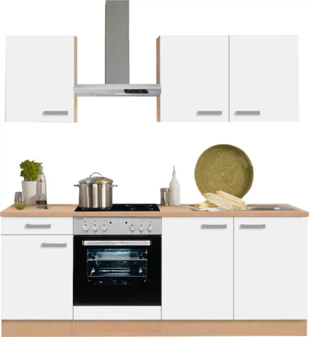 OPTIFIT Küchenzeile "Odense", mit E-Geräten, Breite 300 cm, mit 28 mm stark günstig online kaufen
