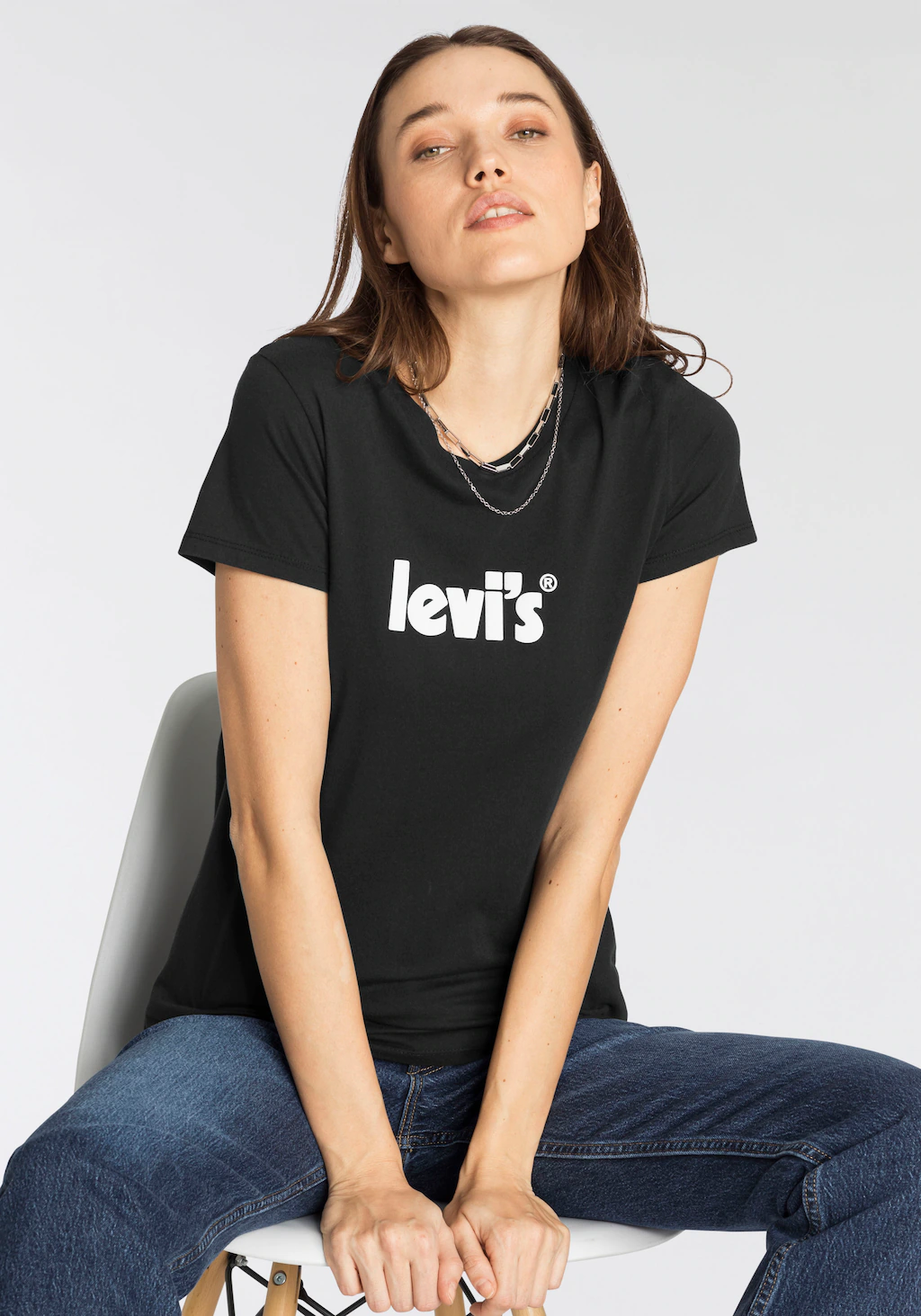 Levis T-Shirt "THE PERFECT TEE", Mit Markenschriftzug günstig online kaufen