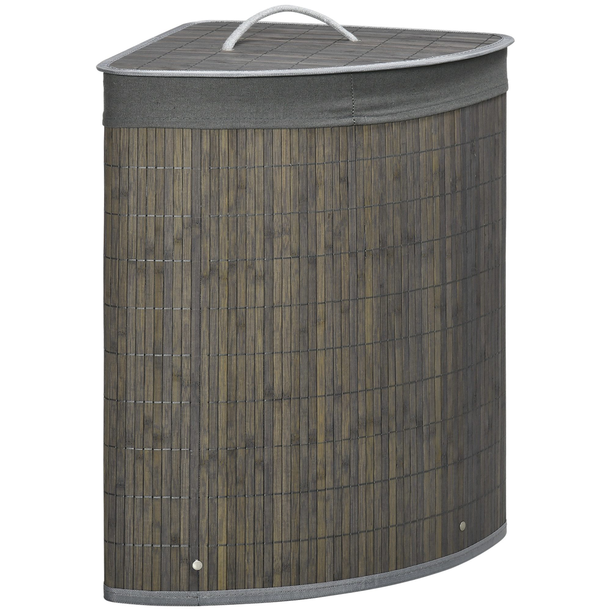 HOMCOM Wäschekorb mit Deckel 55L Laundry günstig online kaufen
