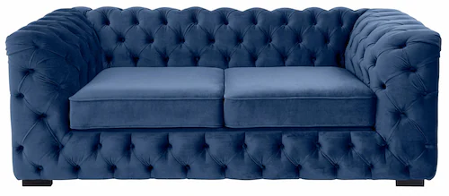 Home affaire Chesterfield-Sofa »Kalina«, mit klassischer Chesterfield-Knopf günstig online kaufen