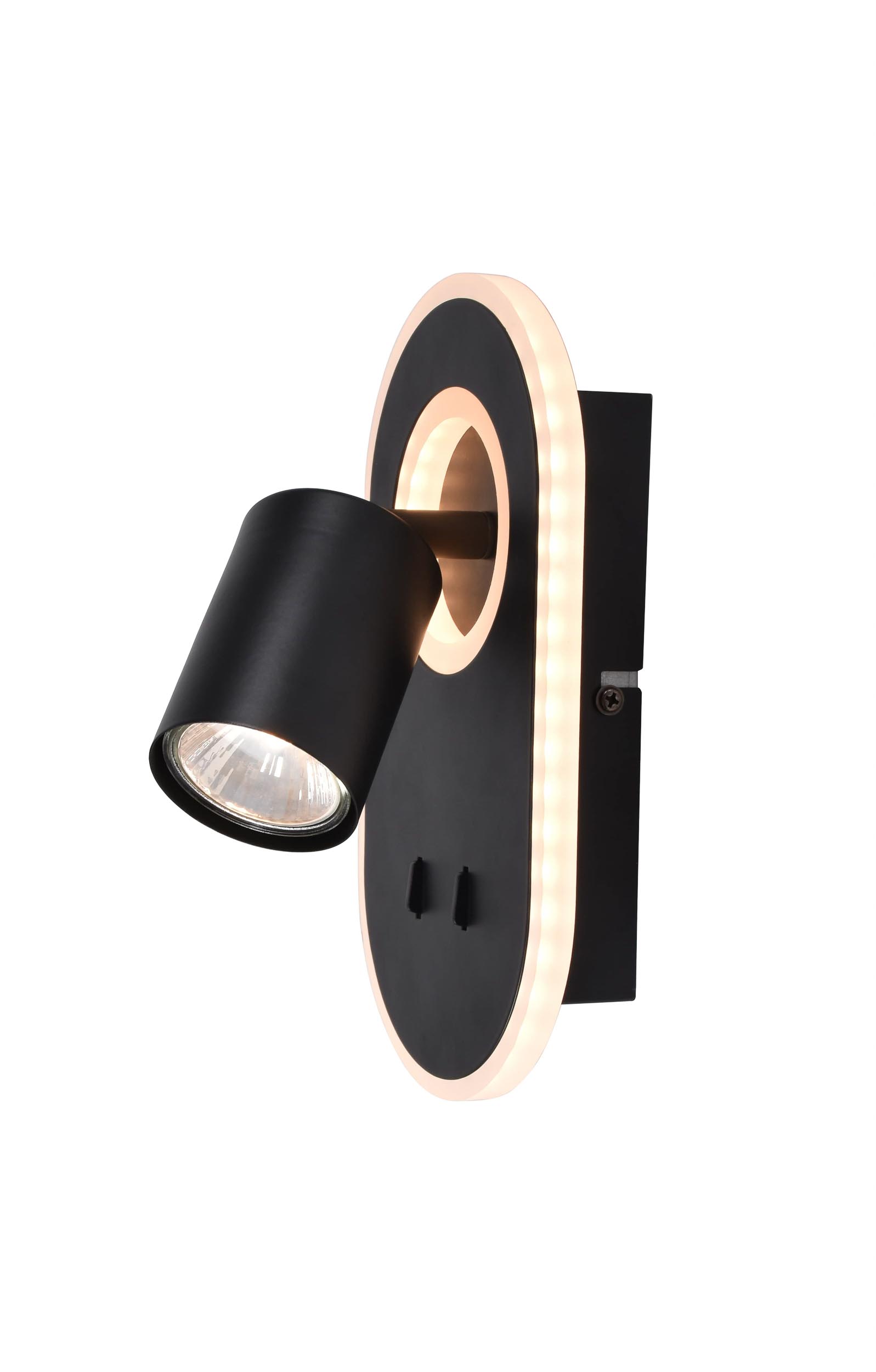 Brilliant LED Wandstrahler »Kimon«, 1 flammig-flammig, inkl. Schalter, 22 c günstig online kaufen