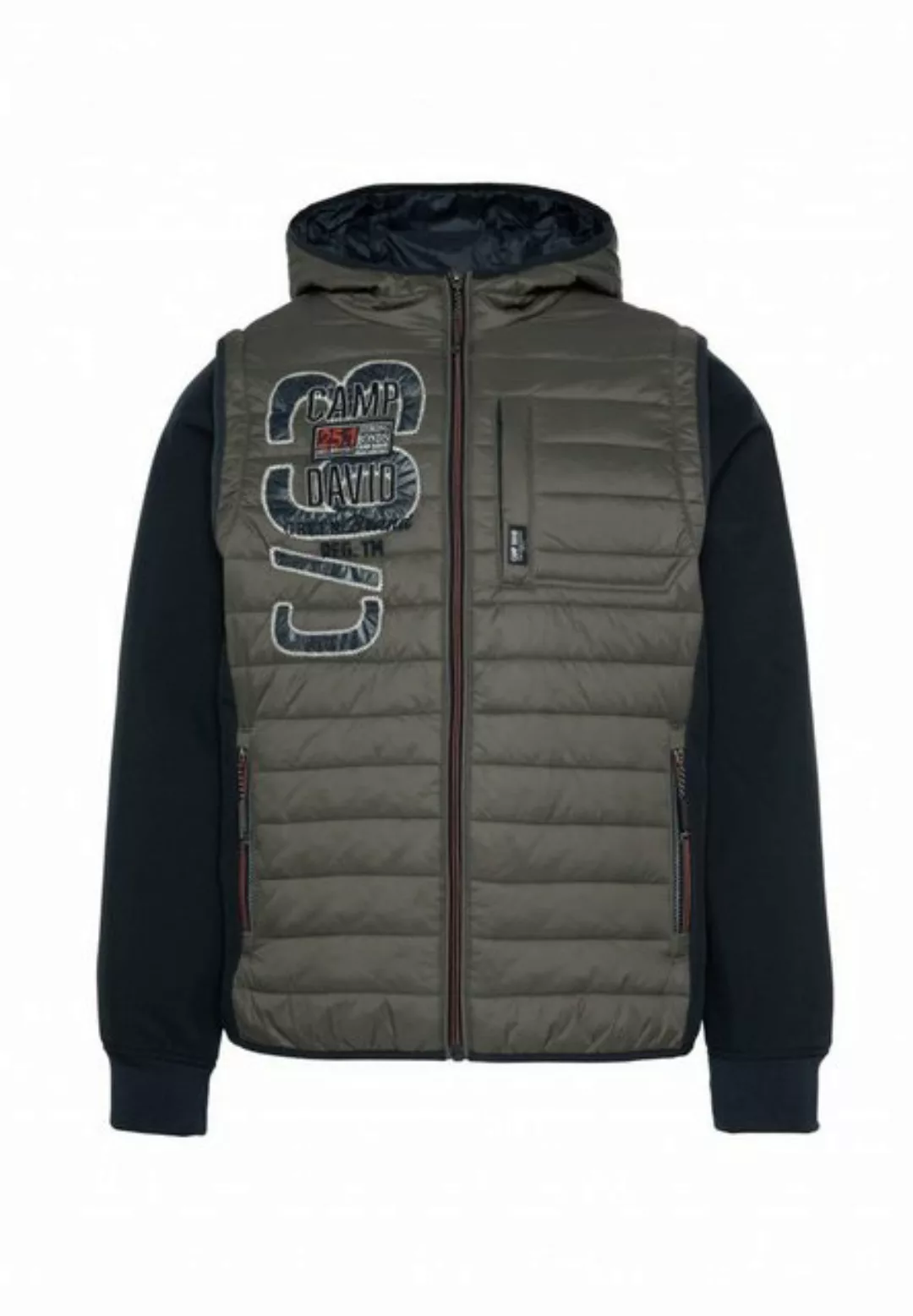 CAMP DAVID Steppjacke Jacke halb Stepp- und Softshelljacke (1-St) günstig online kaufen