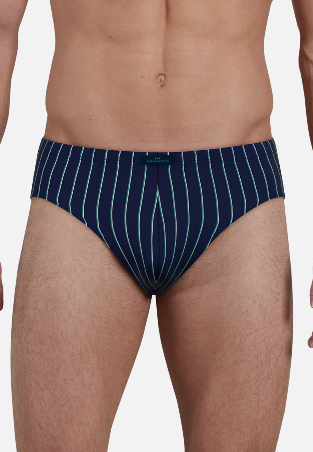GÖTZBURG Slip "Bray", (2er Pack), Streifendesign, weich, Baumwollmix, elast günstig online kaufen
