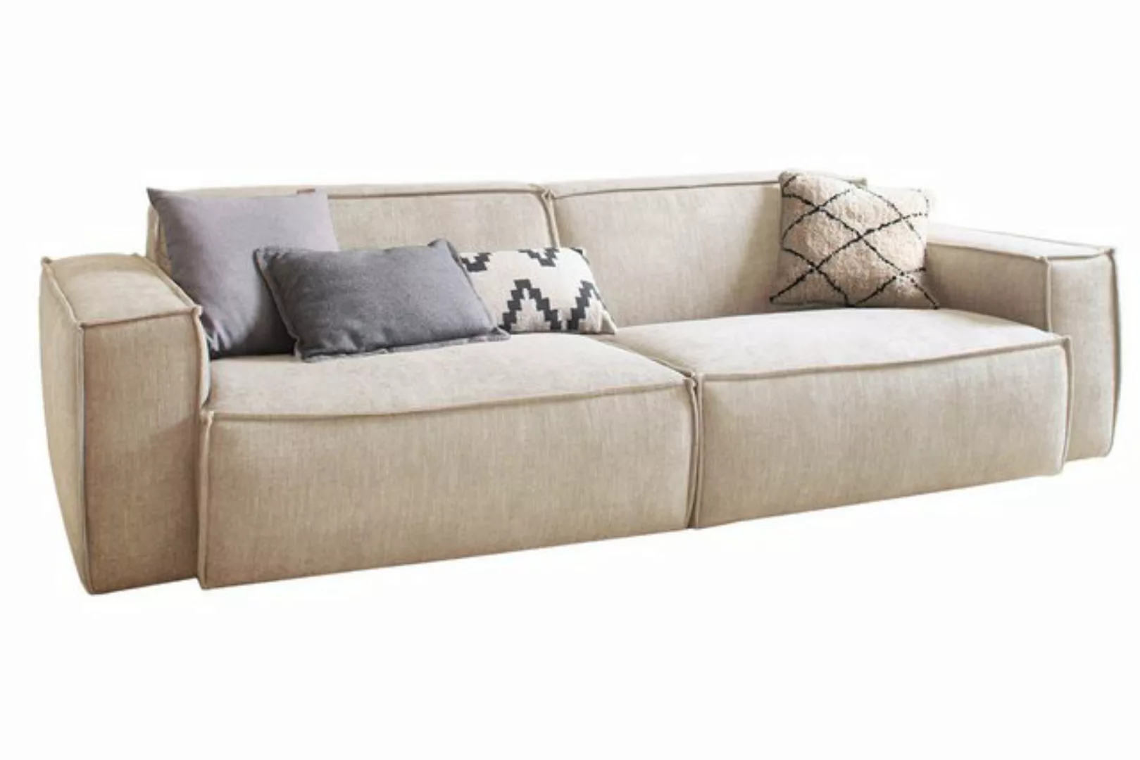 KAWOLA Sofa SAMU, Couch Stoff 2-Sitzer oder 3-Sitzer verschiedene Farben günstig online kaufen