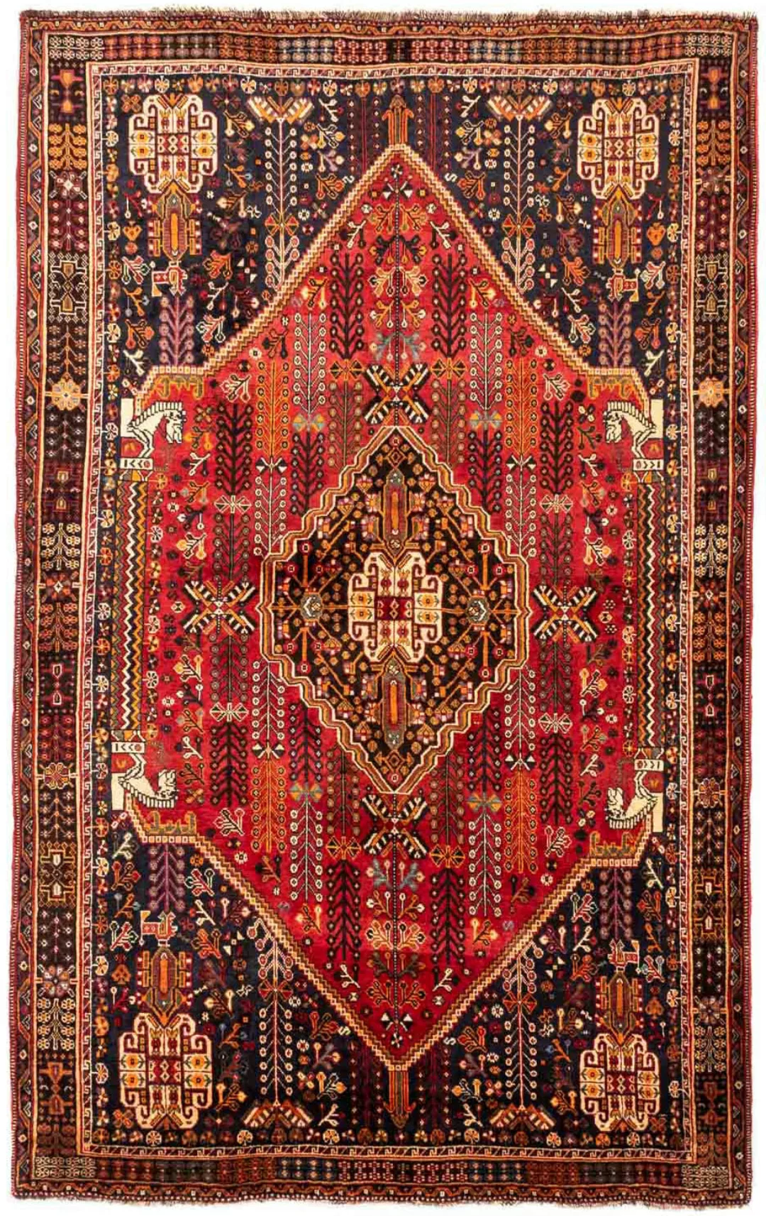 morgenland Wollteppich »Shiraz Medaillon 282 x 165 cm«, rechteckig günstig online kaufen