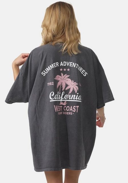 Worldclassca T-Shirt Worldclassca Oversized California Print T-Shirt lang S günstig online kaufen