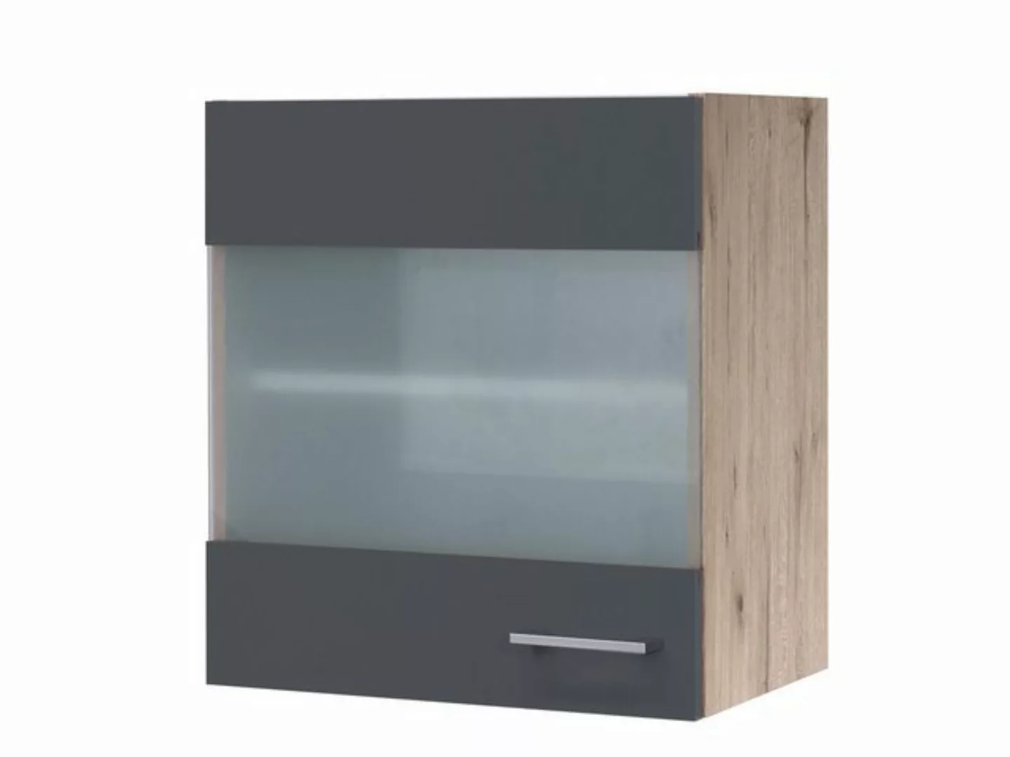 Flex-Well Glashängeschrank Glashängeschrank Küche - 50 cm breit - Milchglas günstig online kaufen