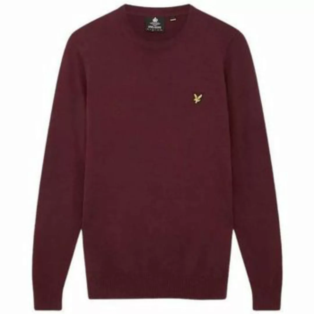 Lyle & Scott  Pullover KN821V CREW NECK-Z562 BURGUNDY günstig online kaufen