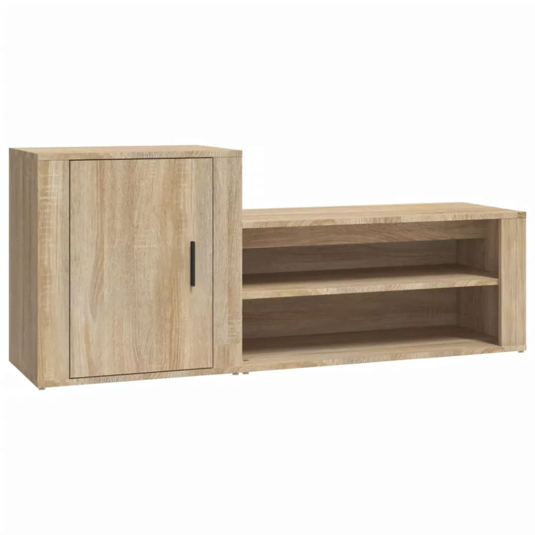Vidaxl Schuhschrank Sonoma-eiche 130x35x54 Cm Holzwerkstoff günstig online kaufen
