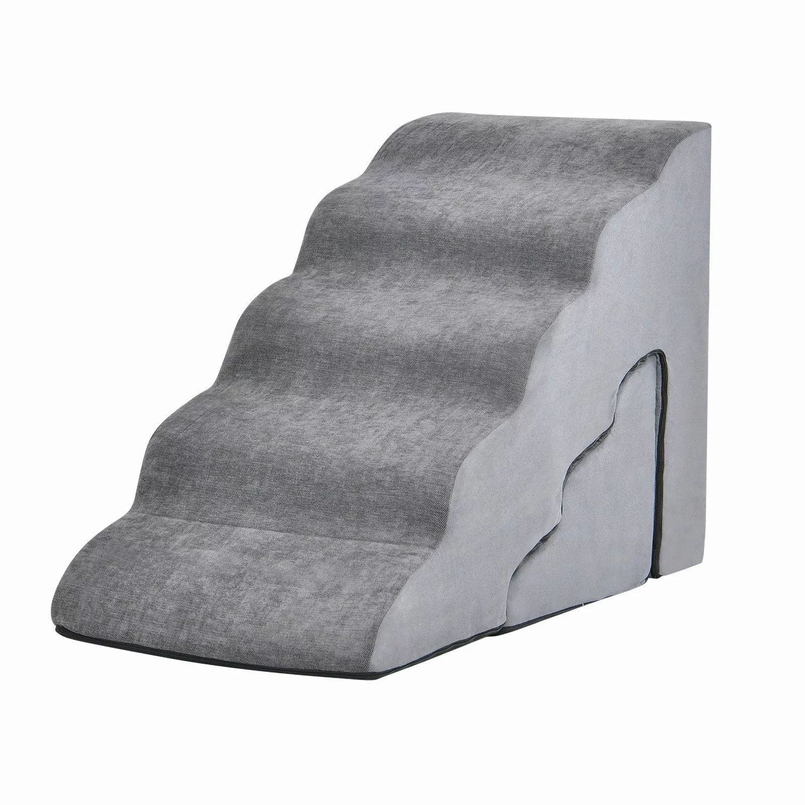 KOMFOTTEU Haustiertreppe Hundetreppe, mit 3/5-stufiger Rampe, günstig online kaufen