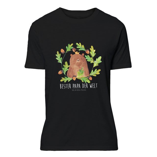 Mr. & Mrs. Panda T-Shirt Bär König - Schwarz - Geschenk, Teddybär, Vater, S günstig online kaufen